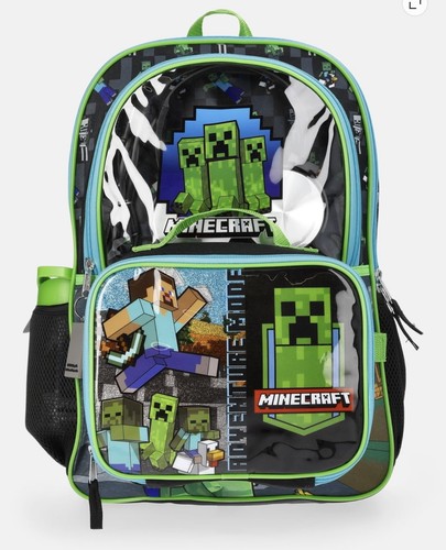 Minecraft set zaino 5pz - 17",