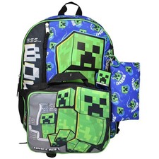 Minecraft Set Zaino 5pz, Borsa