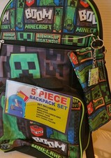 Minecraft Set Zaino 5 Pezzi
