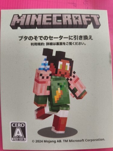 Minecraft pig sweater key - pig,